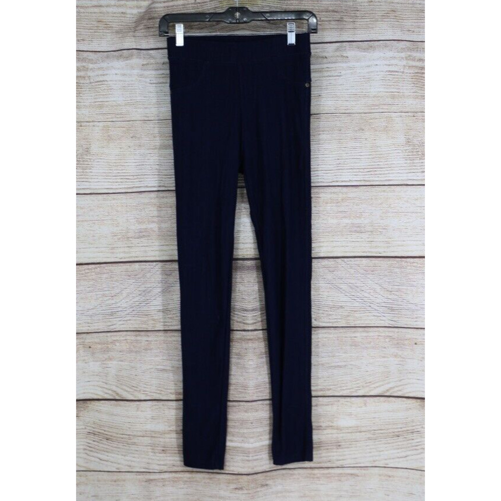 Womens One Size Pull On Leggings Set Bundle Blue Black - Picture 10 of 15